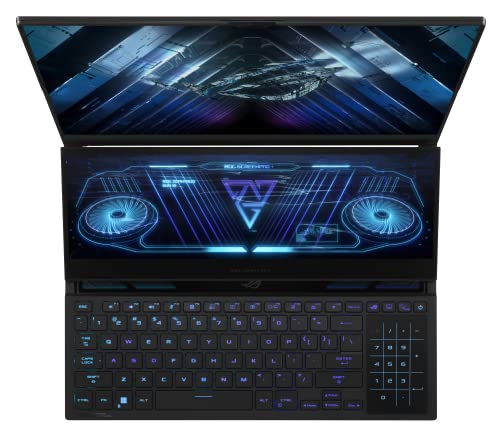 ASUS ROG Zephyrus Duo 16 (2022) Gaming Laptop, 16” Mini LED 240Hz/3ms, QHD 16:10 Display, 100% DCI-P3, NVIDIA GeForce RTX 4090, AMD Ryzen 9 7945HX, 32GB DDR5, 2TB SSD, Windows 11 Pro, GX650PY-XS97