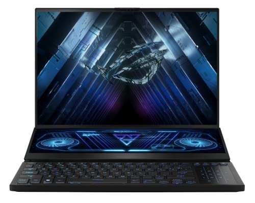 ASUS ROG Zephyrus Duo 16 (2022) Gaming Laptop, 16” Mini LED 240Hz/3ms, QHD 16:10 Display, 100% DCI-P3, NVIDIA GeForce RTX 4090, AMD Ryzen 9 7945HX, 32GB DDR5, 2TB SSD, Windows 11 Pro, GX650PY-XS97