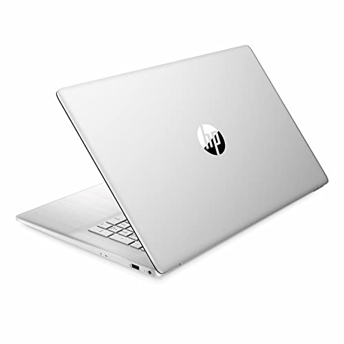 HP 17 Flagship Business Laptop 17.3" FHD IPS Anti-Glare Display 11th Gen Intel Quad-Core i3-1125G4 (Beats i5-8250U) 8GB RAM 512GB SSD Intel UHD Graphics USB-C Webcam Win11 Silver + HDMI Cable