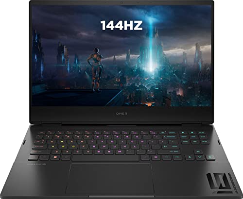 HP 2022 Omen 16.1" 165 Hz IPS QHD Gaming Laptop 14-Core Intel i7-12700H 32GB DDR5 1TB NVMe SSD NVIDIA GeForce RTX 3060 6GB DTS Audio RGB KB WiFi AX Thunderbolt4 HDMI RJ45 Windows 11 Pro w/ RE USB