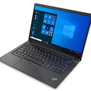 Lenovo ThinkPad E14 Gen 2 Home & Business Laptop (Intel i7-1165G7 4-Core, 32GB RAM, 1TB PCIe SSD, Intel Iris Xe, 14.0" 60Hz Touch Full HD (1920x1080), Fingerprint, Win 10 Pro) with Dockztorm Hub