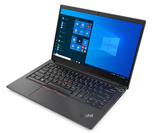 Lenovo ThinkPad E14 Gen 2 Home & Business Laptop (Intel i7-1165G7 4-Core, 32GB RAM, 1TB PCIe SSD, Intel Iris Xe, 14.0" 60Hz Touch Full HD (1920x1080), Fingerprint, Win 10 Pro) with Dockztorm Hub