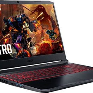 Acer Nitro AN515 Gaming Laptop Six Core Intel i5-11400H up to 4.5Ghz 16GB 512GB SSD 15.6in Full HD HDMI Backlit Keyboard NVIDIA GeForce RTX 3050Ti Win 11 (Renewed)