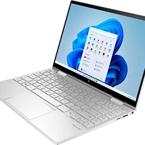 2022 Newest HP Envy x360 2-in-1 13.3" OLED Touch-Screen Laptop, Intel Evo Core i7-1195G7(Up to 5.0 GHz), 8GB RAM, 512GB PCle SSD, Fingerprint Reader, Backlit Keyboard, Windows 11, Natural Silver