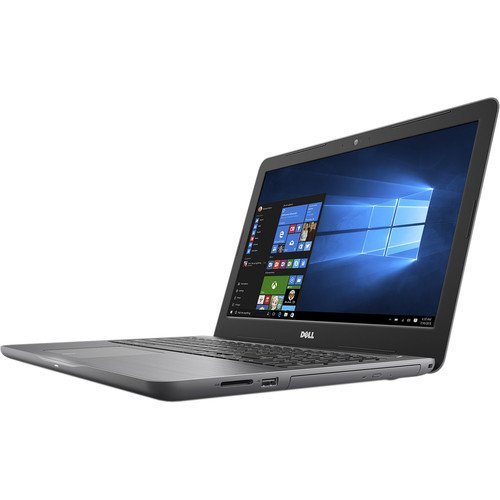 Dell i5567-5084GRY Inspiron Pro, 15.6" HD Laptop (Core i5-7200U, 8GB DDR4, 1TB Hard Drive, Windows 10 Pro), Gray