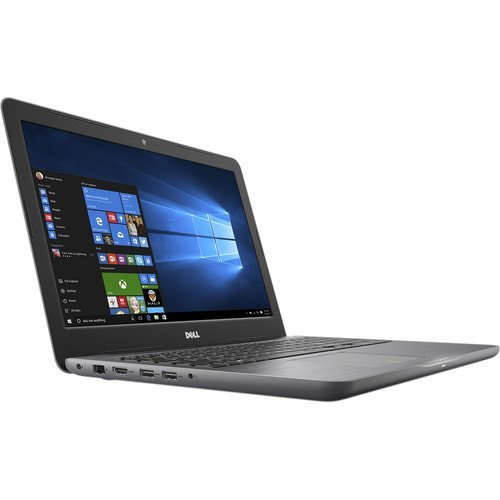 Dell i5567-5084GRY Inspiron Pro, 15.6" HD Laptop (Core i5-7200U, 8GB DDR4, 1TB Hard Drive, Windows 10 Pro), Gray