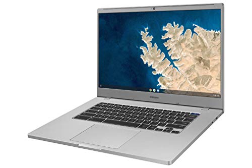 SAMSUNG XE350XBA-K01US Chromebook 4 + Chrome OS 15.6" Full HD Intel Celeron Processor N4000 4GB RAM 32Gb Emmc Gigabit Wi-Fi, Silver