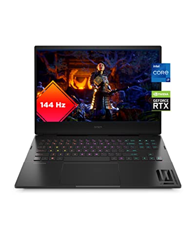 HP OMEN Laptop, Intel Core i7-12700H Processor, NVIDIA GeForce RTX 3060 Graphics, 16 GB RAM Memory, Windows 11 Home Operating System (16-b1010n, Shadow Black)