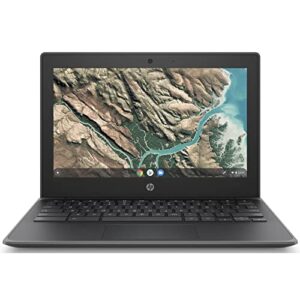 HP 2022 Newest Chromebook 11A G8 Education Edition, 11.6" HD Laptop, AMD A4-9120C(up to 2.4GHz), 4GB Memory, 96GB Space(32GB eMMC+ABYS 64GB Card), Webcam, USB-C, WiFi, Bluetooth, Chrome OS, JVQ MP