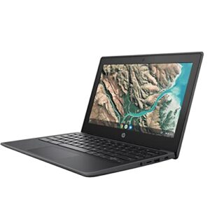 HP 2022 Newest Chromebook 11A G8 Education Edition, 11.6" HD Laptop, AMD A4-9120C(up to 2.4GHz), 4GB Memory, 96GB Space(32GB eMMC+ABYS 64GB Card), Webcam, USB-C, WiFi, Bluetooth, Chrome OS, JVQ MP