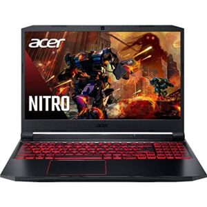 acer nitro 5 15.6 full hd(1920×1080) ips gaming laptop, intel hexa-core i5-10300h cpu, 12gb ddr4, 1tb ssd, nvidia geforce gtx1650, backlit keyboard, usb 3.2 type-c, windows 10 home + accessories