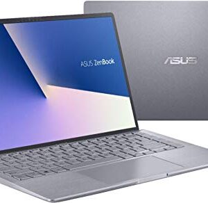 ASUS Zenbook 14 Business Laptop Computer 14" FHD Display AMD Hexa-Core Ryzen 5 4500U (Beats i7-10510U) 8GB RAM 512GB SSD GeForce MX350 2GB Backlit Keyboard USB-C Alexa Win10Pro Light Gray + HDMI Cable