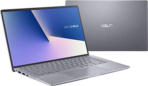 ASUS Zenbook 14 Business Laptop Computer 14" FHD Display AMD Hexa-Core Ryzen 5 4500U (Beats i7-10510U) 8GB RAM 512GB SSD GeForce MX350 2GB Backlit Keyboard USB-C Alexa Win10Pro Light Gray + HDMI Cable