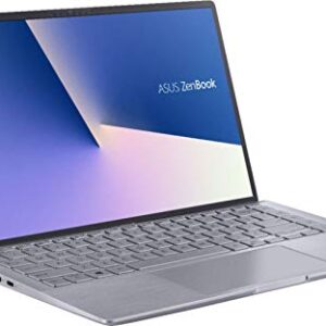 ASUS Zenbook 14 Business Laptop Computer 14" FHD Display AMD Hexa-Core Ryzen 5 4500U (Beats i7-10510U) 8GB RAM 512GB SSD GeForce MX350 2GB Backlit Keyboard USB-C Alexa Win10Pro Light Gray + HDMI Cable