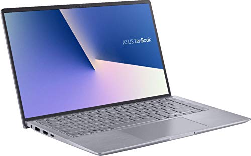 ASUS Zenbook 14 Business Laptop Computer 14" FHD Display AMD Hexa-Core Ryzen 5 4500U (Beats i7-10510U) 8GB RAM 512GB SSD GeForce MX350 2GB Backlit Keyboard USB-C Alexa Win10Pro Light Gray + HDMI Cable