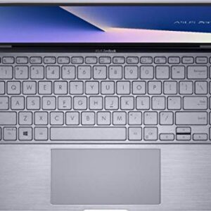 ASUS Zenbook 14 Business Laptop Computer 14" FHD Display AMD Hexa-Core Ryzen 5 4500U (Beats i7-10510U) 8GB RAM 512GB SSD GeForce MX350 2GB Backlit Keyboard USB-C Alexa Win10Pro Light Gray + HDMI Cable