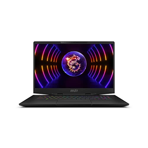MSI Stealth 17 Studio 17.3" QHD 240Hz Gaming Laptop: Intel Core i9-13900H, RTX 4090, 64GB DDR5, 2TB NVMe SSD, Thunderbolt 4, USB-Type C, Cooler Boost Trinity+, Win 11 Pro: Core Black A13VI-017US