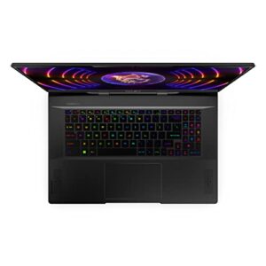 MSI Stealth 17 Studio 17.3" QHD 240Hz Gaming Laptop: Intel Core i9-13900H, RTX 4090, 64GB DDR5, 2TB NVMe SSD, Thunderbolt 4, USB-Type C, Cooler Boost Trinity+, Win 11 Pro: Core Black A13VI-017US