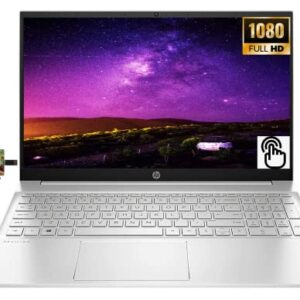 HP Pavilion 15.6" FHD Touchscreen IPS Micro-Edge Display Business Laptop, AMD Ryzen 7 5700U 8-Core, Windows 10 Pro, 32GB RAM 512GB SSD, Backlit Keyboard, Webcam, WiFi, 32GB USB Card