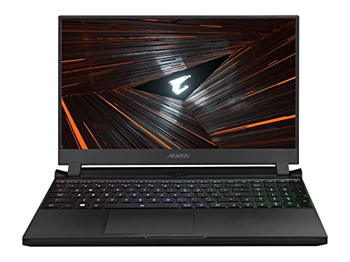 GIGABYTE AORUS 5 SE4 15.6" FHD 144Hz (Intel 12th Gen i7-12700H, 32GB RAM, 1TB SSD, GeForce RTX 3070 8GB) Thin Bezel, IPS 3A Gaming Laptop, Thunderbolt 4, RGB Backlit Keyboard, IST Cable, Win 11 Home