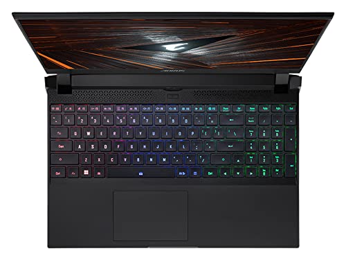 GIGABYTE AORUS 5 SE4 15.6" FHD 144Hz (Intel 12th Gen i7-12700H, 32GB RAM, 1TB SSD, GeForce RTX 3070 8GB) Thin Bezel, IPS 3A Gaming Laptop, Thunderbolt 4, RGB Backlit Keyboard, IST Cable, Win 11 Home