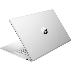 HP Laptop 17.3" FHD 1080P IPS Display, AMD Ryzen 5 5500U 6 Core CPU (Beat i7-1065G7), 16GB RAM, 1TB PCIe SSD, HD Webcam, WiFi, Bluetooth, HDMI, Win10 Home, Available Upgrade to Win11 Home, Silver