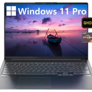 Lenovo IdeaPad 5 Pro Business Laptop, 16" 2.5K QHD IPS Display (100% sRGB), AMD Hexa-Core Ryzen 5 5600H (Beats i7-9750H), Windows 11 Pro, 8GB RAM, 512GB SSD, Backlit Keyboard, Dolby Atmos, Durlyfish