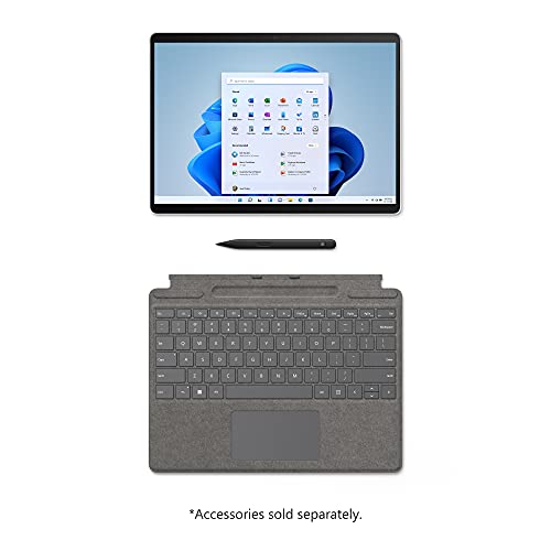 Microsoft Surface Pro X - 13" Touchscreen - Microsoft SQ 2 - 16GB Memory - 256GB SSD - Device Only - Platinum (Latest Model)