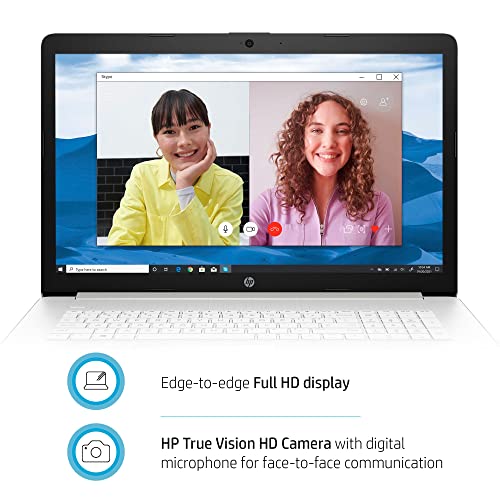 HP 17 Business Laptop Computer, 11th Gen Intel Core i3-1115G4, 17" FHD Display, Windows 11 Pro, 16GB RAM, 512GB SSD, Wi-Fi, Bluetooth, Webcam, HDMI, 32GB Durlyfish USB Card