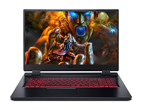 Acer Nitro Gaming Laptop 17.3" FHD IPS 144Hz Gamer Laptops Newest, Intel 12Cores i5-12500H Up to 4.5GHz, 16GB RAM 1TB SSD, GeForce RTX 3050, Backlit Keyboard, Thunderbolt 4, Win 11 +CUE Accessories