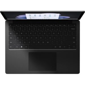 Microsoft Surface Laptop 5 13.5" Touchscreen Notebook - 2256 x 1504 - Intel Core i5 12th Gen i5-1245U - Intel Evo Platform - 8 GB Total RAM - 256 GB SSD - Matte Black - Intel Chip - Windows 11 Pr