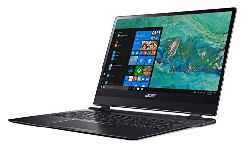 Acer Swift 7 SF714-51T-M9H0 Ultra-Thin 8.98mm Laptop, 14" Full HD Touch, 7th Gen Intel Core i7-7Y75, 8GB LPDDR3, 256GB PCIe NVMe SSD, 4G LTE, Windows 10