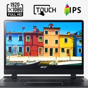 Acer Swift 7 SF714-51T-M9H0 Ultra-Thin 8.98mm Laptop, 14" Full HD Touch, 7th Gen Intel Core i7-7Y75, 8GB LPDDR3, 256GB PCIe NVMe SSD, 4G LTE, Windows 10