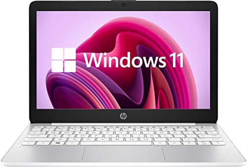 2022 HP Stream 11.6" Laptop, Intel Celeron N4120 Quad-Core Processor,4GB DDR4 Memory,192GB Storage(64GB eMMC+128GB Card),WiFi, Bluetooth,WebCam,HDMI,Microsoft 365, Win11 S, Diamond White | TGCD bundle