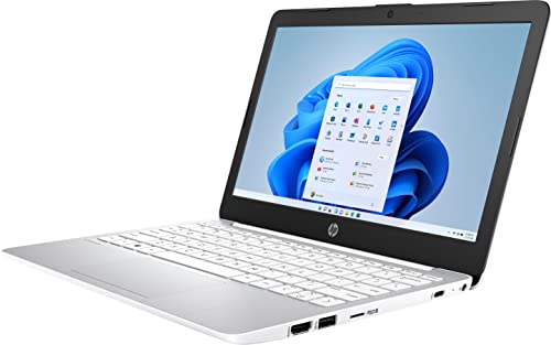 2022 HP Stream 11.6" Laptop, Intel Celeron N4120 Quad-Core Processor,4GB DDR4 Memory,192GB Storage(64GB eMMC+128GB Card),WiFi, Bluetooth,WebCam,HDMI,Microsoft 365, Win11 S, Diamond White | TGCD bundle