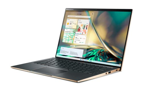 Acer Swift 5 Intel Evo Thin & Light Laptop | 14" WXGA IPS 100% sRGB Touch | 12th Gen Intel i7-1260P | Intel Iris Xe Graphics | 16GB LPDDR5 | 1TB Gen 4 SSD | Killer HDMI,Wi-Fi 6E AX1675 |SF514-56T-797T