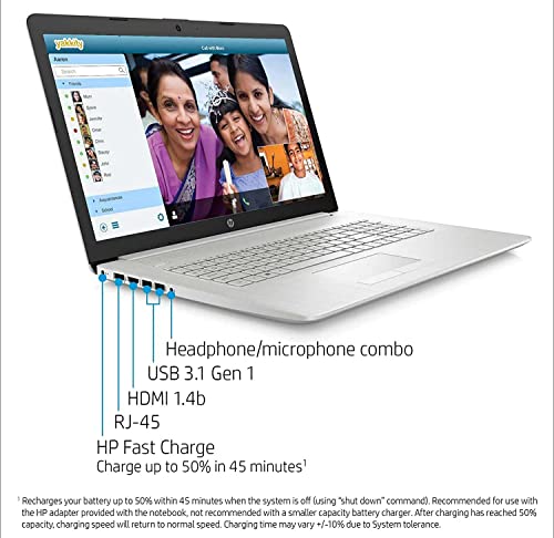 HP 2022 Newest 17.3" FHD IPS Display Laptop, Intel Core i5-1135G7 (Beats i7-1065G7) , 16GB RAM | 512GB PCIe SSD, Backlit Keyboard , WiFi 5, Webcam, Windows 11 - Silver