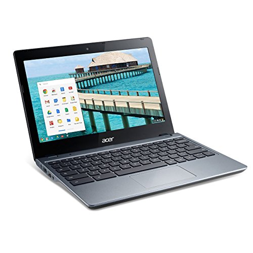 Acer C720-2844 11.6" Google Chromebook Laptop Intel Celeron 2955U Dual Core 1.4GHz 4GB RAM 16GB SSD - Gray