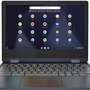 Lenovo Flex 3 11" 2-in-1 IPS Touchscreen Chromebook Laptop, MediaTek MT8183, 4GB Memory, 128GB Storage(64GB eMMC Plus 64GB Card), WiFi 6, Bluetooth, Webcam, Chrome OS, Abyss Blue | TGCD Bundle