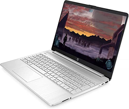 HP 2022 15'' FHD IPS Laptop, Windows 11, AMD Athlon Processor Up to 3.1GHz, 4GB RAM, 128GB SSD, HDMI, Super-Fast WiFi, Dale Silver (Renewed) (Dale Silver)