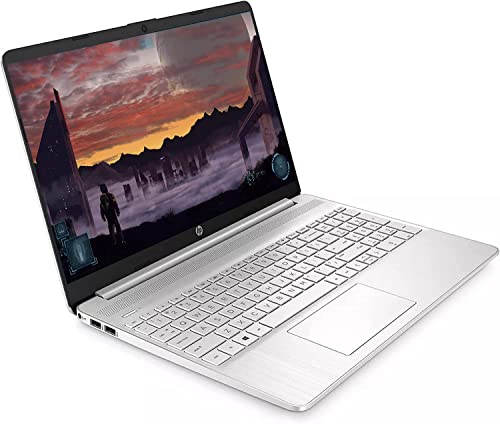 HP 2022 15'' FHD IPS Laptop, Windows 11, AMD Athlon Processor Up to 3.1GHz, 4GB RAM, 128GB SSD, HDMI, Super-Fast WiFi, Dale Silver (Renewed) (Dale Silver)