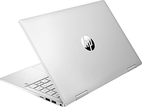 2022 HP Pavilion x360 2-in-1 14" Touchscreen Laptop, 12th Gen Intel 10-Core i5-1235U, Intel Iris Xe Graphics, 8GB DDR4 RAM, 512GB PCIE SSD, Fingerprint, Backlit KB, Stylus Pen, Win 11 Home, Silver