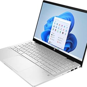 2022 HP Pavilion x360 2-in-1 14" Touchscreen Laptop, 12th Gen Intel 10-Core i5-1235U, Intel Iris Xe Graphics, 8GB DDR4 RAM, 512GB PCIE SSD, Fingerprint, Backlit KB, Stylus Pen, Win 11 Home, Silver