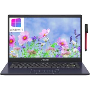 asus [windows 11 s] r410 14″ lightweight laptop, intel celeron n4020 processor, 4gb ddr4 ram, 192gb storage (128gb emmc + 64gb flash drive), 802.11ac wifi, bluetooth 4.1, type-c, star black