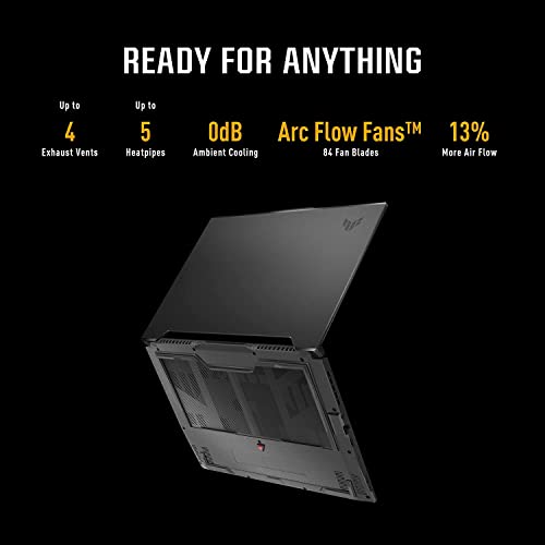Asus 2022 TUF Dash F15 Gaming Laptop, 15.6'' FHD 144Hz IPS Display, 12th Gen Intel Core i7-12650H, GeForce RTX 3060, 32GB DDR5, 1TB SSD, HDMI, RJ45, WiFi 6, Win 11, Black, (FX517ZM)