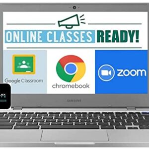 Newest Samsung Chromebook 4 11.6” Laptop Computer for Business Student, Intel Celeron N4020, 4GB RAM, 80GB Space(16GB eMMC+64GB USB), up to 12.5 Hrs Battery Life, USB Type-C, WiFi, Chrome OS, JVQ MP