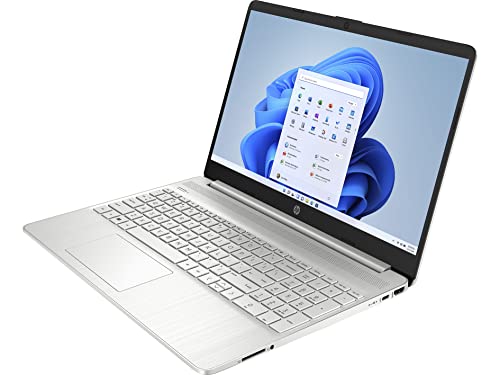 HP 2022 15.6" Touchscreen Laptop, 11th Gen Intel Core i3-1115G4 Processor, 16GB RAM, 256GB PCIe SSD, Intel UHD Graphics, HD Webcam, Windows 11 S, Natural Silver, 32GB Snowbell USB Card