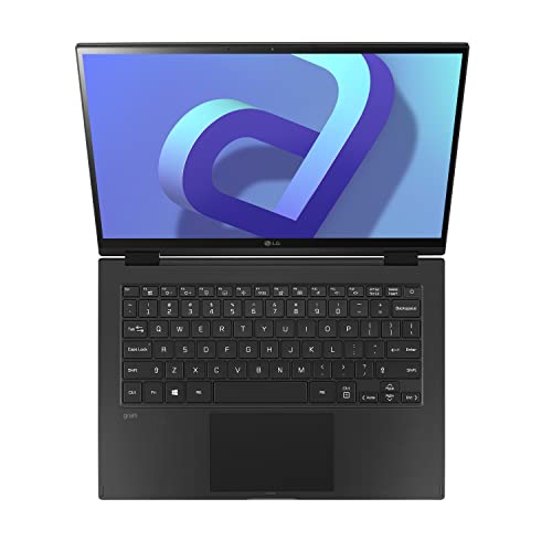 LG gram (2022) Laptop 14T90Q 2-in-1 14" Touchscreen, Intel Evo 12th Gen Core i5, 16GB RAM, 512GB SSD, Windows 11, Black