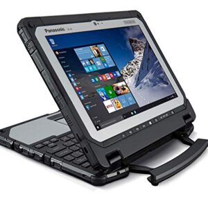 Panasonic Toughbook CF-20, 10.1 Multi Touch, 1920 x 1200, m5-6Y57, 8GB, 128GB SSD, Intel HD Graphics 515,Wi-Fi, Bluetooth, HDMI, Dual Pass (WWAN/WWAN), 8MP, Backlit Keyboard, Windows 10 Pro (Renewed)