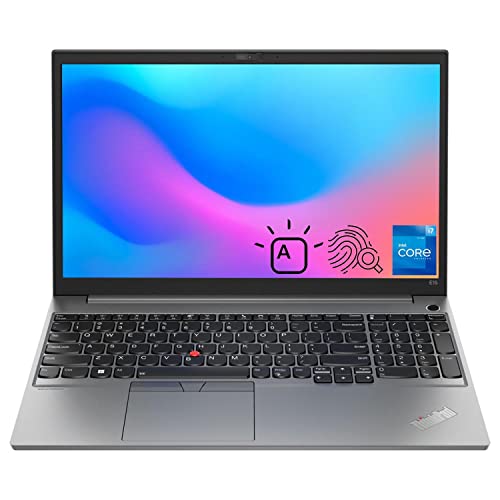 Lenovo ThinkPad E15 Gen 4 Business Laptop, 15.6" Full HD Non-Touch Display, 12th Gen Intel Core i7-1255U Processor, 16GB RAM, 1TB SSD (2*512GB), Backlit Keyboard, Wi-Fi 6, Windows 11 Pro